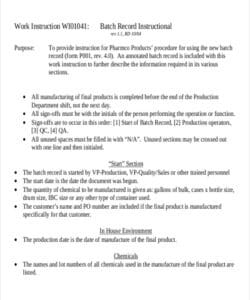 editable 30 work instruction templates  free sample example format it work instruction template