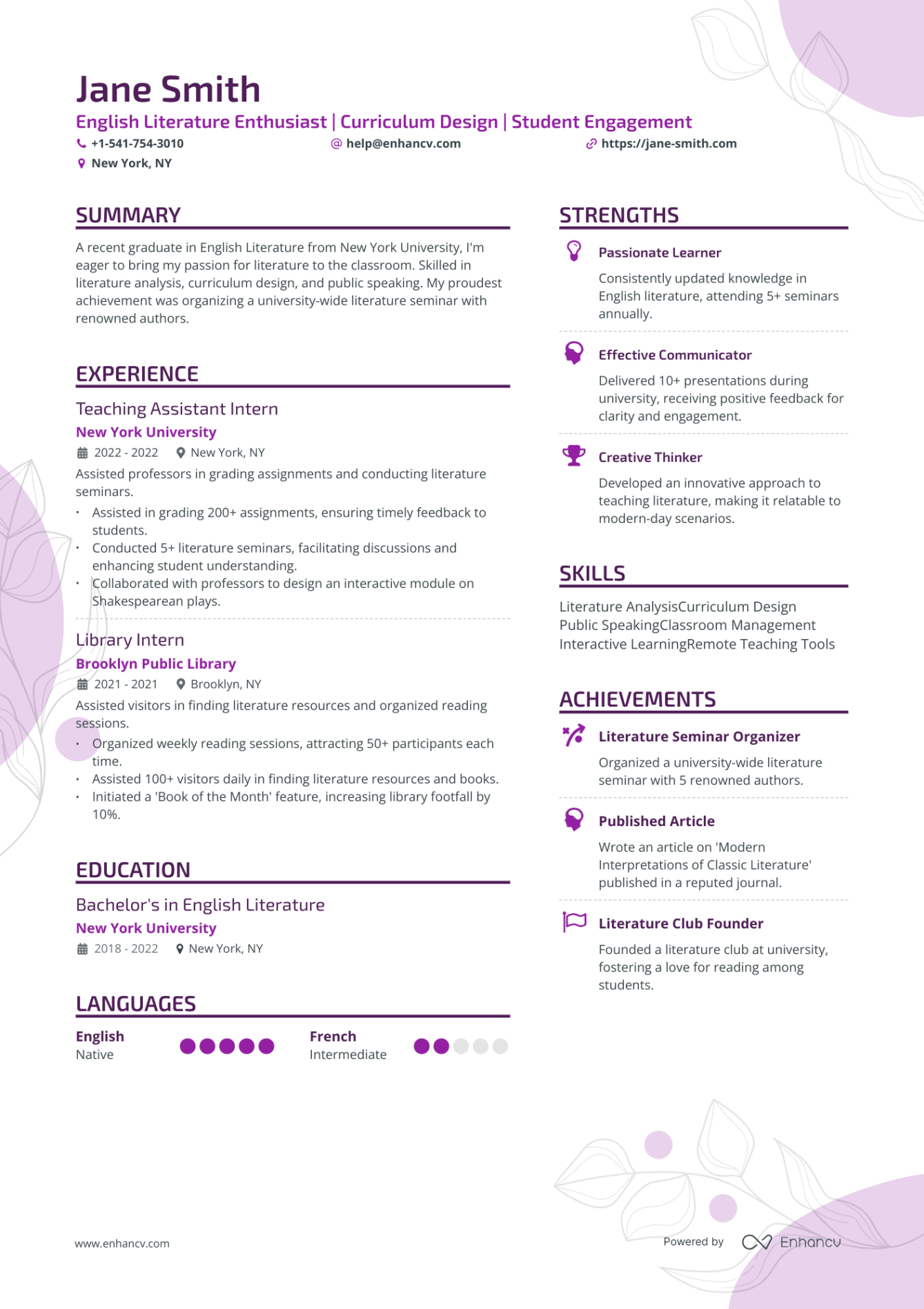 Editable First Year Teacher Resume Template Editable First Year Teacher Resume Template