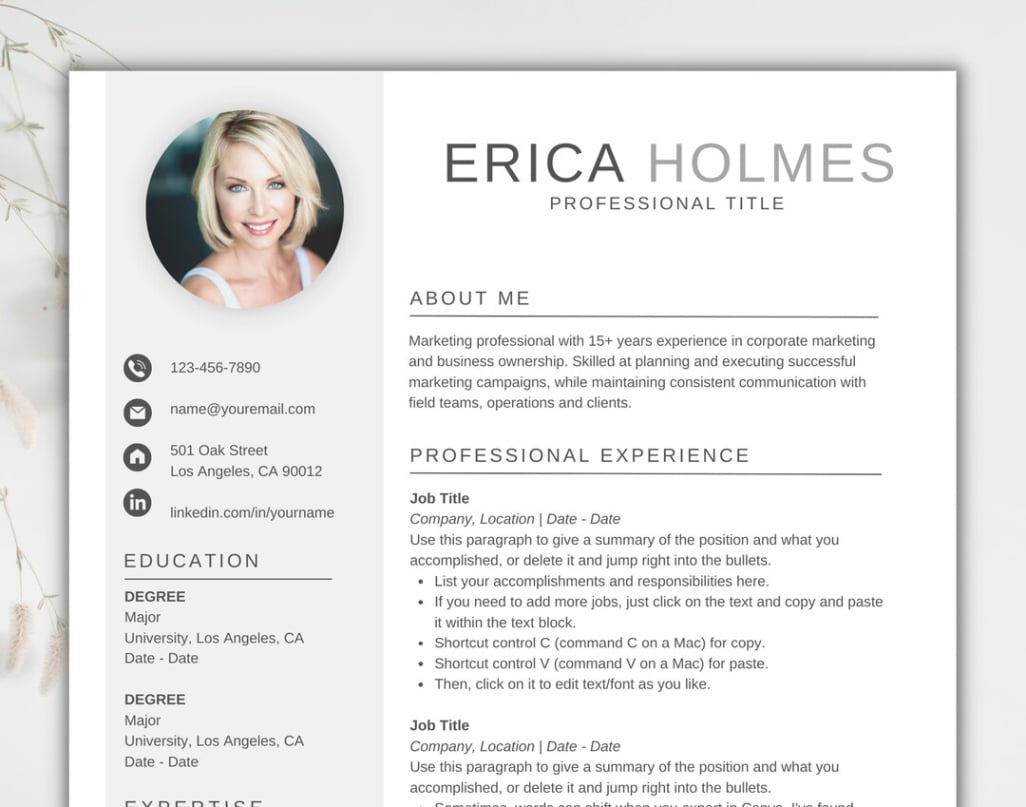 Free Blank Sales And Marketing Resume Template Pdf Sample