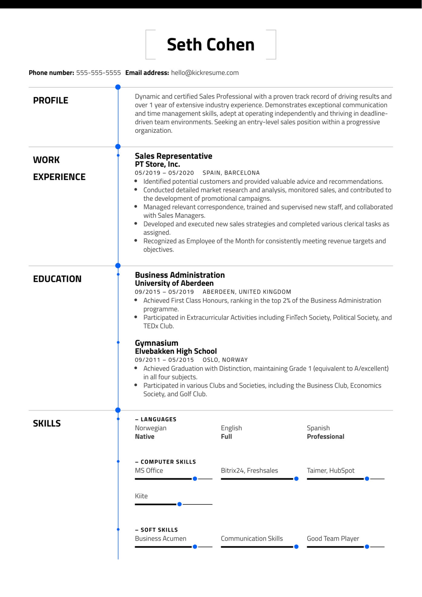 Free Custom Functional Skills Based Resume Template Doc Sample