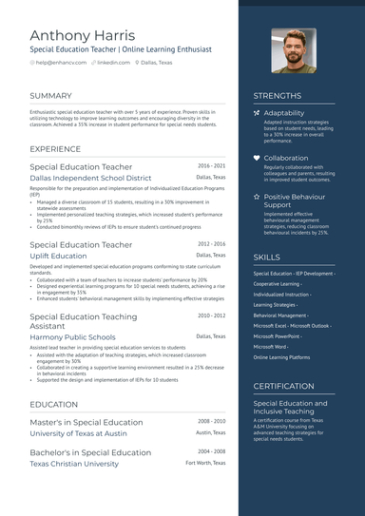 Free Printable First Year Teacher Resume Template  Sample