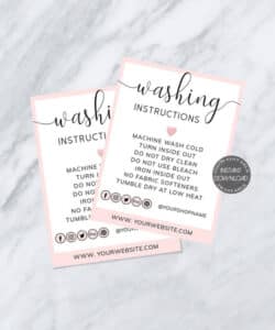 printable washing instructions template clothing care card template b4 washing instruction template excel