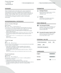 Free  2 Page Ats Resume Template Pdf