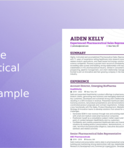 Free Custom Pharmaceutical Sales Rep Resume Template Pdf Sample