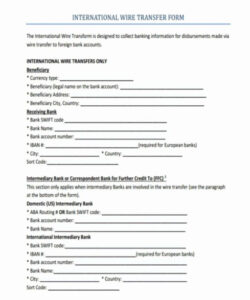 wire transfer instructions template  peterainsworth wire transfer instruction template example